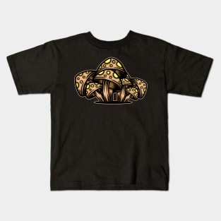 Forest mushroom illustration Kids T-Shirt